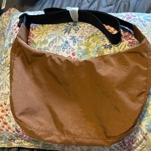 Baggu Medium Nylon Crescent Bag Brown